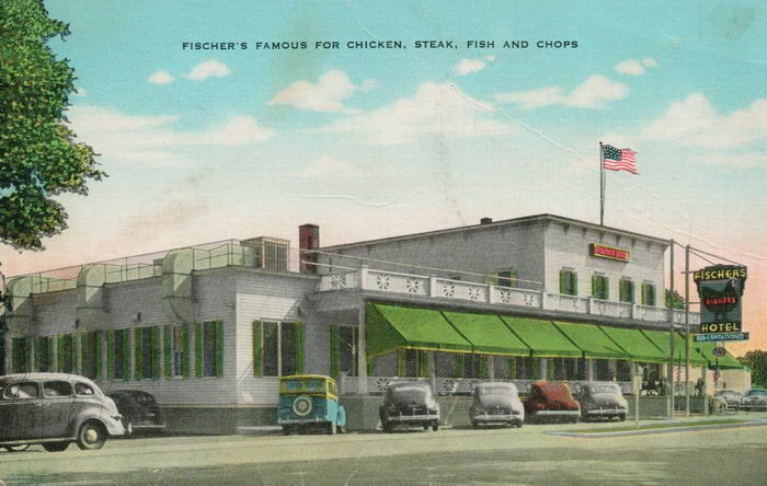 Fischers - Old Postcard (newer photo)